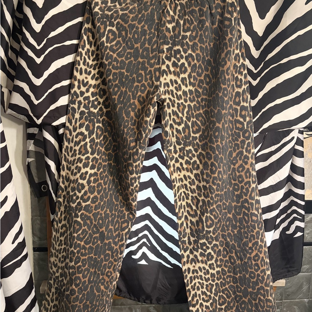 Leopard Print Pants NWT - image 2
